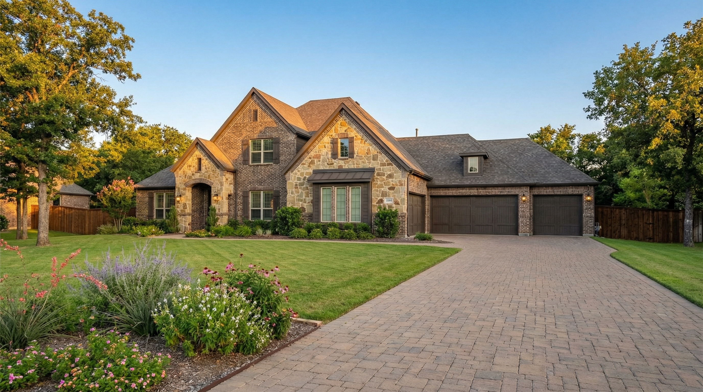 Beautiful Roanoke Texas home exterior